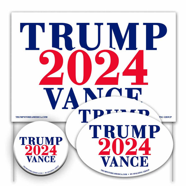 Trump Vance 2024 Yard Sign Kit