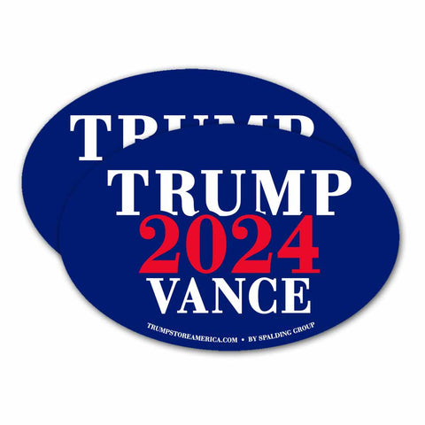 (Pack of 2) Bumper Sticker - Trump Vance 2024