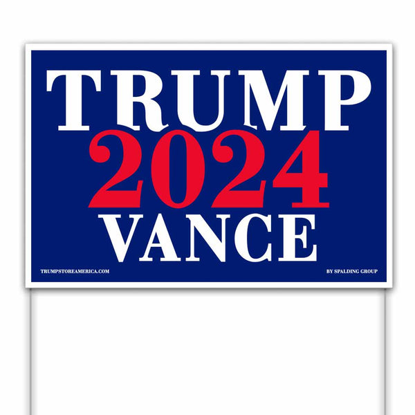 Trump Vance 2024 Yard Sign 4 pack