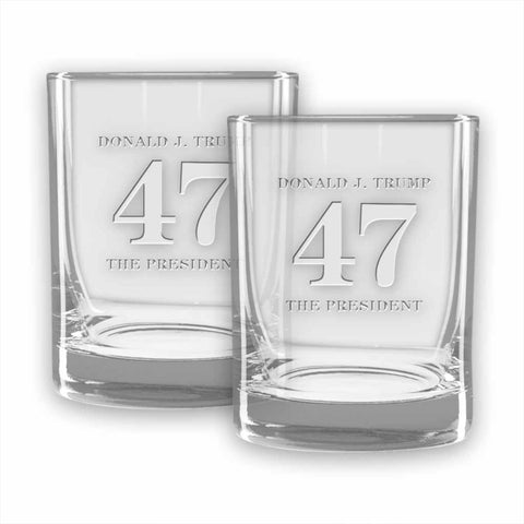 47 - The President - Double Old Fashioned Glasses (set of 2)