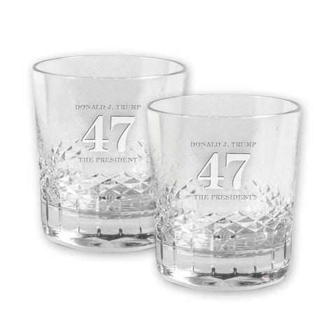 47 - The President - Crystal Rocks Glasses (set of 2)