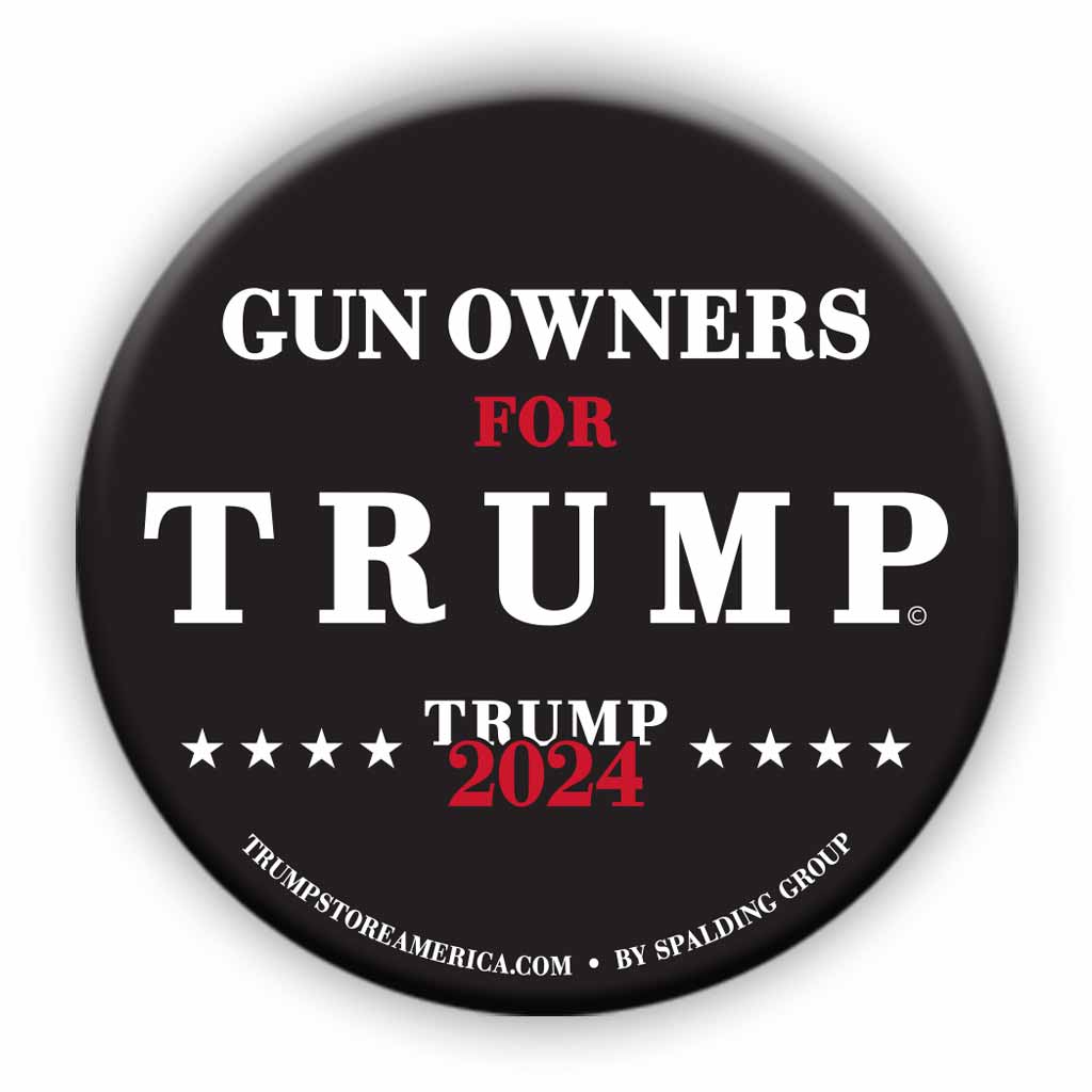 Gun Owners for Trump 2024 Button