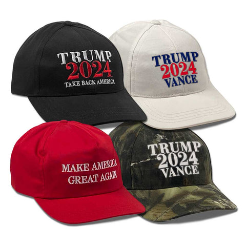 Choose Your Own Trump Hat 4 Pack - Made In USA