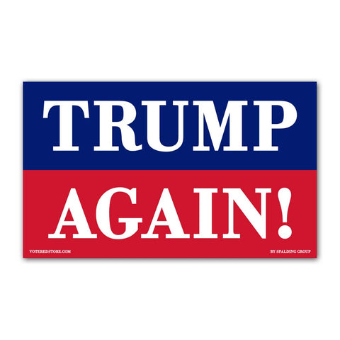 Trump Again Vinyl 5' x 3' Banner