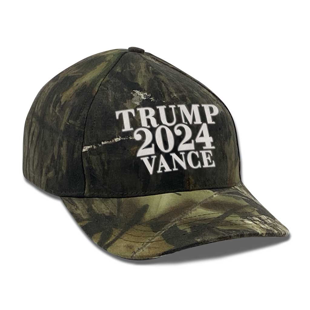 Trump Vance 2024 Hat - Camo - Made In USA