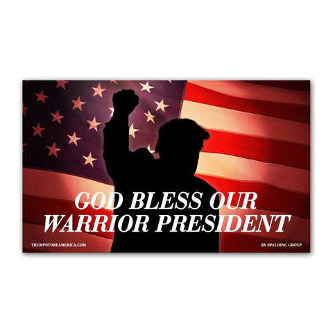Warrior President Vinyl 5' x 3' Banner