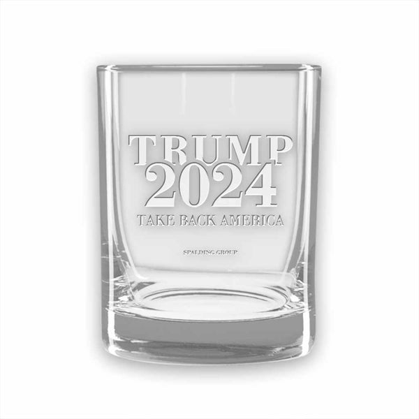 Trump 2024 Double Old Fashioned Glasses (set of 2)