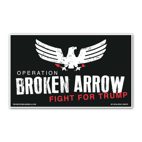 Trump Banner - "Broken Arrow"