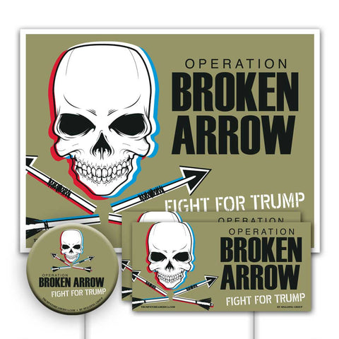 Trump Yard Sign Kit - Broken Arrow V2
