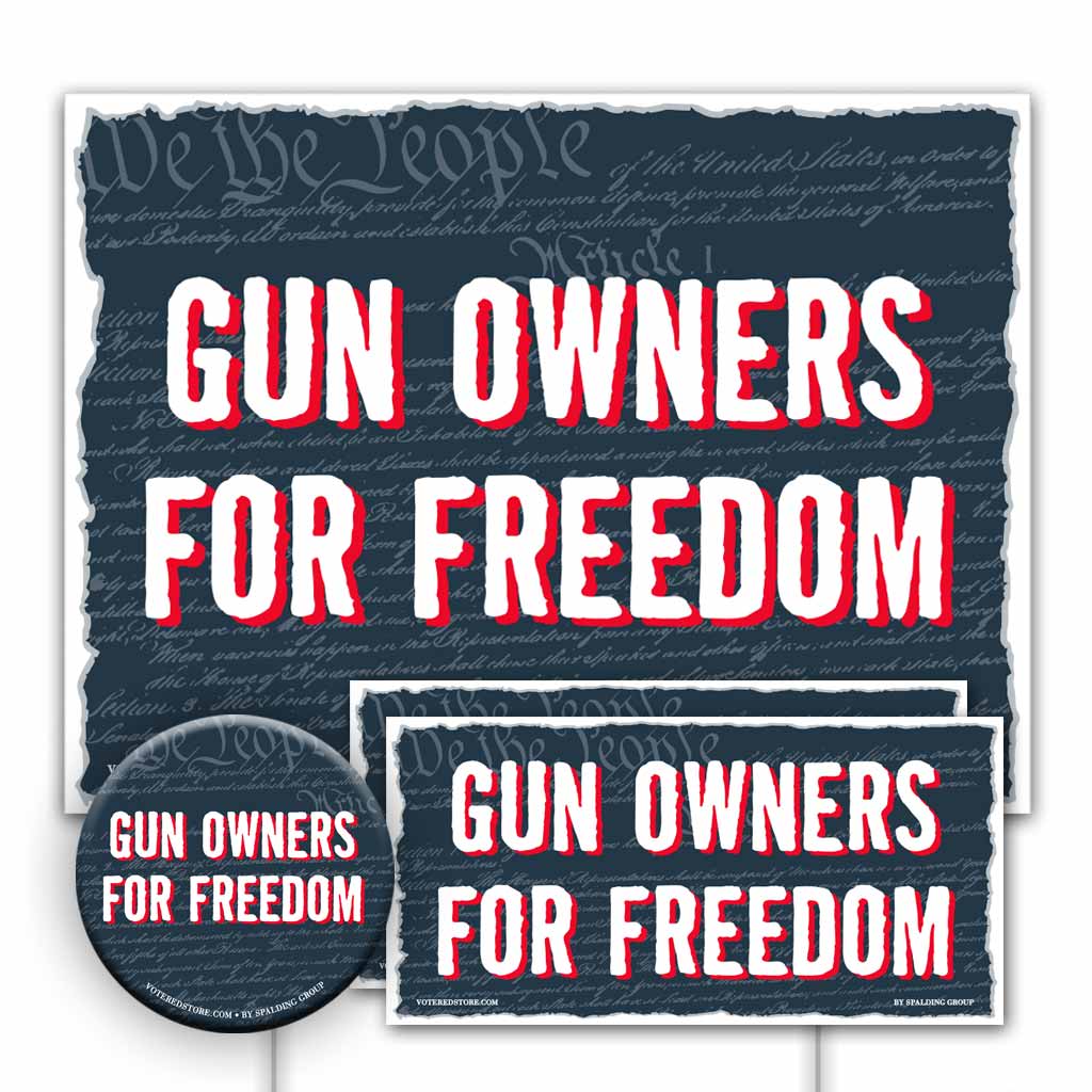 Yard Sign Kit - Gun Owners for Freedom