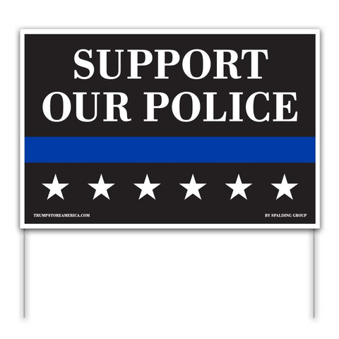 Support Our Police Yard Sign