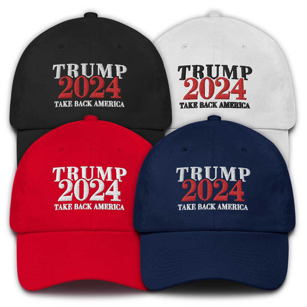 Trump 2024 Hat 4 Pack