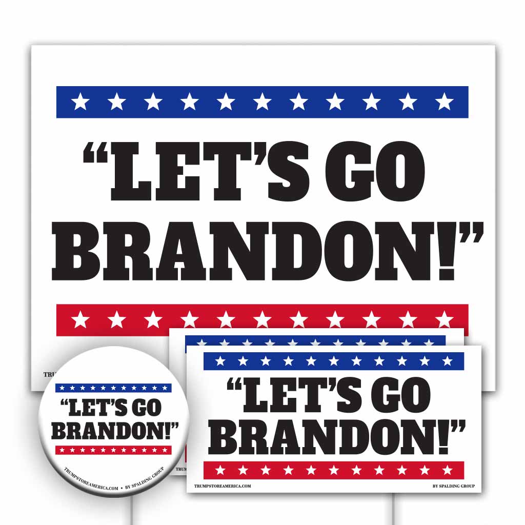 Yard Sign Kit - Let's Go Brandon